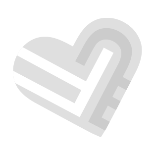 cuore pittogramma grigio